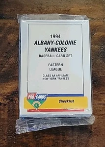 1994 Albany-Colonie YANKEES Fleer ProCards MiLB TEAM SET ANDY PETTITTE NY YANKS - Picture 1 of 2