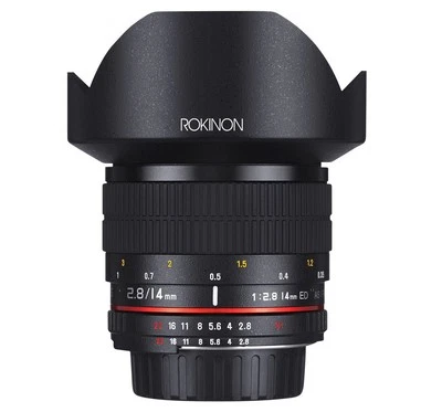 Rokinon 14mm F2.8 IF ED Super Wide Angle Lens [Multiple Mount Options] - Image 1 of 3