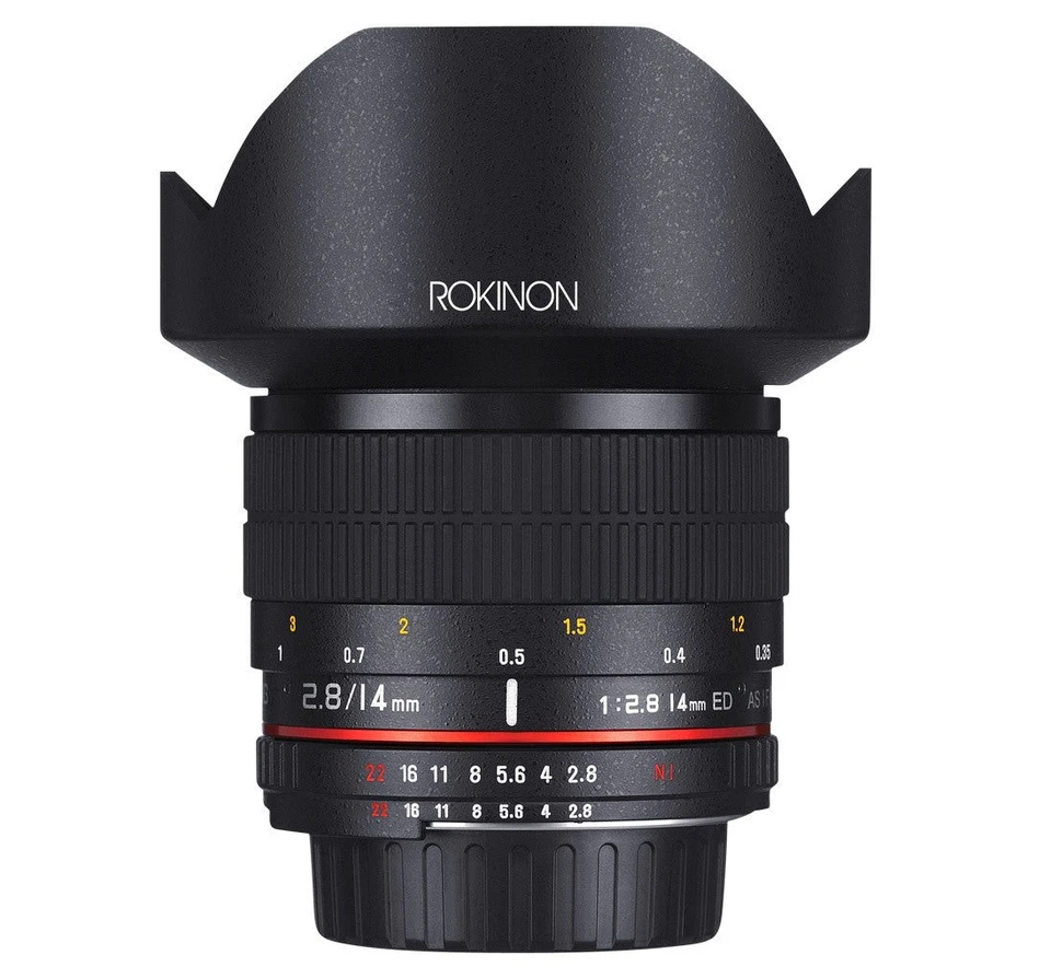 ROKINON 14mm F/2.8 If Ed MC Aspherical Super Wide Angle Lens - Micro Four Thirds