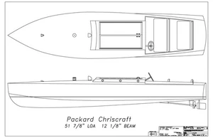 Packard Chriscraft 6 Laser Cut Short Kit - Picture 1 of 5