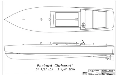 Packard Chriscraft 6 Laser Cut Short Kit - Image 1 of 4
