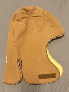 Carhartt Winter Brown Duck Canvas Cold Weather Fleece Lined Hood Vintage - Picture 1 of 6