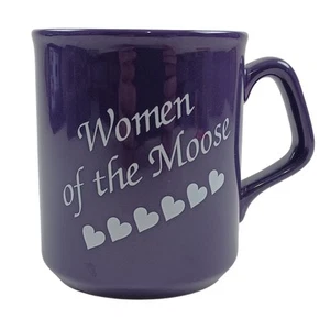 Coffee Mug Women Of the Moose Purple Hearts Cup - Picture 1 of 7