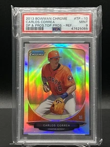 2013 Bowman Draft Picks & Prospects - Top Prospects Chrome Carlos Correa PSA 9 - Picture 1 of 1