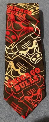 Corbata deportiva de seda Chicago Bulls NBA RM NUEVA CON ETIQUETAS - Envío gratuito Foto 1 de 4