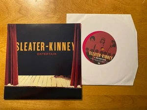 Sleater-Kinney Entertain 2005 Sub Pop Red Color Vinyl 7" 45 - Picture 1 of 3