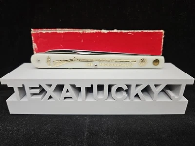 Vintage Colonial USA "The Frontiersman" Long Rifle Melon Tester Knife - Image 1 of 4