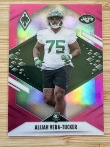 Alijah Vera-Tucker 2021 Panini Phoenix Pink Rookie RC SP #/199 - Bild 1 von 3