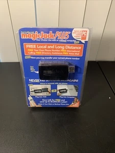 Magic Jack PLUS Free Local Long Distance Calling Telephone Unit MISSING ETHERNET - Photo 1/7