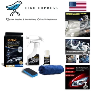 Automotive Headlight Restoration Kit Oxidized and Yellowed Automotive... - Picture 1 of 10