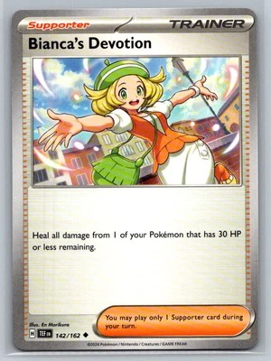 Bianca's Devotion #142/162 SV05: Temporal Forces Uncommon - Pokemon Cards D80 - Image 1 of 2
