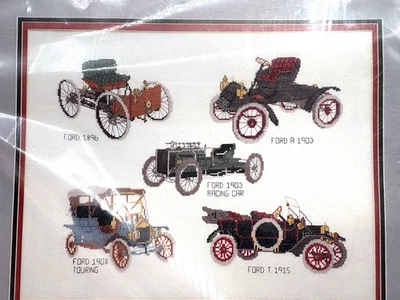 Kit de punto de cruz contados de autos antiguos #50374 algo especial automóvil nuevo Foto 1 de 4