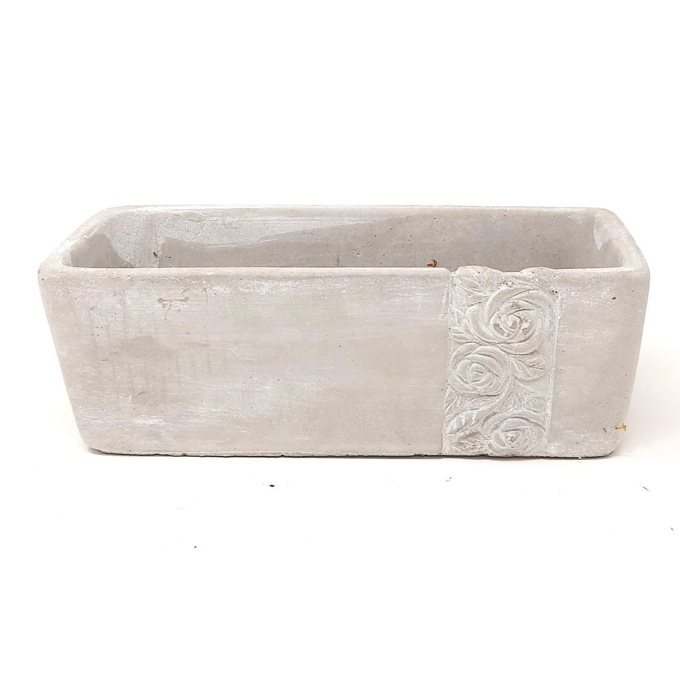 Jardiniere Rosen 24x10x8,5cm grau aus Keramik CreaFlor Home - Bild 1 von 1