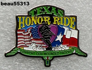 ⭐"TEXAS HONOR RIDE" IDEAL PARA HARLEY INDIO CHALECO CHAQUETA PIN - Imagen 1 de 1