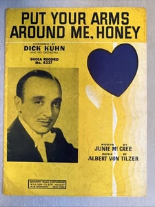 Put Your Arms Around Me Honey from Coney Island McCree Von Tilzer 1937 Dick Kuhn - Picture 1 of 2