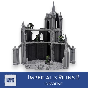 Imperialis Ruins B | Emerita | Gothic Terrain Scenery for Tabletop Wargaming - Picture 1 of 8