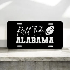 Alabama Crimson Tide Aluminum Laser Engraved Front License Plate!! - Picture 1 of 3