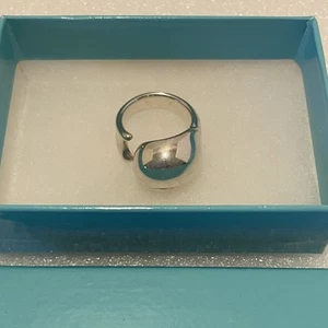 Rare Tiffany & Co Sterling Silver Snail Ring - Elsa Peretti - Size 6 Vintage - Picture 1 of 12