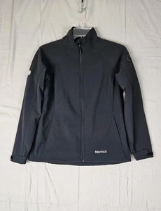 Cappotto giacca donna Marmot full zip nero foderato taglia grande tasche zip  - Foto 1 di 11