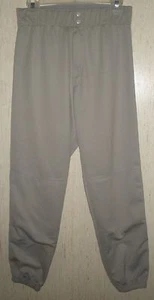 EXCELLENT BOYS N2N LIGHT GRAY KNIT BASEBALL UNIFORM PANTS SIZE M - Picture 1 of 3