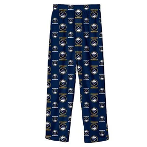 Outerstuff NHL Kids Boys Buffalo Sabres Printed Logo Pajama Lounge Pants - Picture 1 of 2
