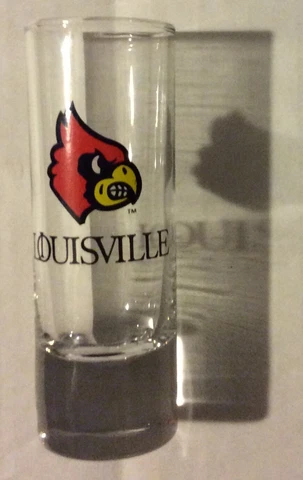 LOUISVILLE CARDINALS  University of Louisville - Kentucky - Shooter Glass Cover
