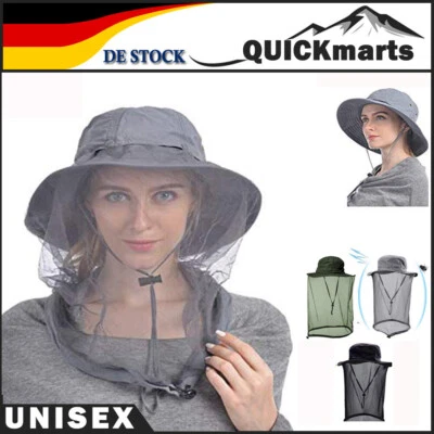 AYAMAYA Moskitohut Mückenschleier Insektenschutz Sonnenhut Outdoor Safarihut Imkerhut