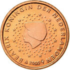 [#722419] Niederlande, Euro Cent, 2005, SS, Copper Plated Steel, KM:234