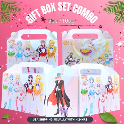 DCBY SAILOR MOON gift box birthday party supplies favor centerpiece decoration theme