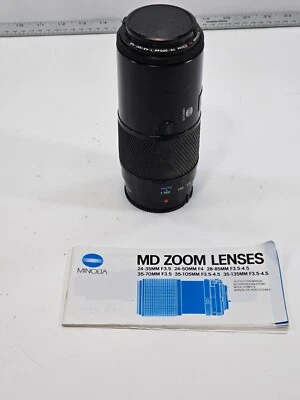 Minolta maxxum 75-300mm f/4.5-5.6 Zoom 55mm Lens  macro - Image 1 of 4