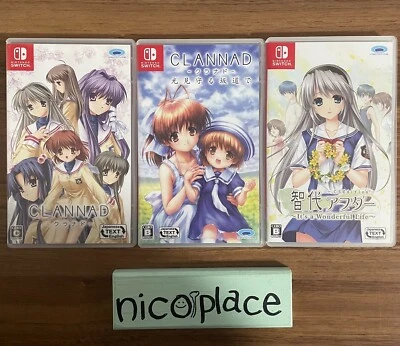 CLANNAD  NINTENDO SWITCH Tomoyo After Hikari Mimamoru Sakamichi de 3set DDP - Image 1 of 4