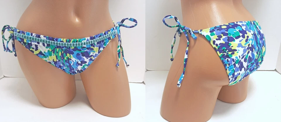 Rampage NEW Blue Women's Size XS S Small L Large Swimsuit Bikini Bottom $47 3361 - Image 1 of 1