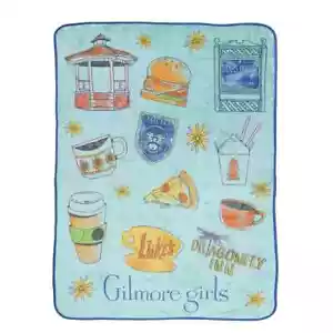 Gilmore Girls Plush Throw Blanket 46 x 60 inch Blue - Picture 1 of 7
