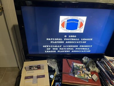 Super Nintendo SNES Console + Controller And Cables +Tested Working no game - Image 1 of 3