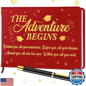 Geyoga 2025 Graduation Guest Book with Pen Graduation Guest Book 2025 Graduat - Picture 1 of 5