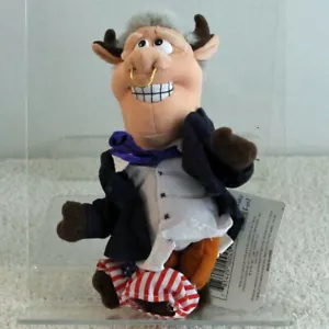 Bull (Bill) Clinton Infamous Meanies USA 8 Zoll Plüsch 1997 Neu mit Etikett - Bild 1 von 2