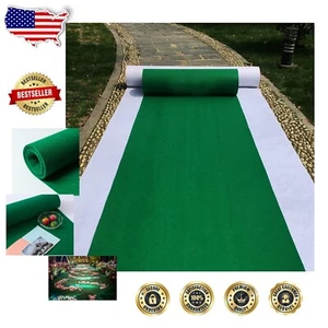 Customizable Grass Green Aisle Runner - 36" x 50' Perfect for Wedding Ceremonies - Picture 1 of 9