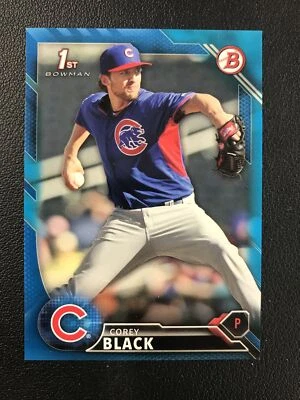 2016 Bowman #BP39 Corey Black Prospects Blue /150 Chicago Cubs - Image 1 of 2