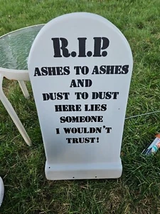 Vintage Halloween Tombstone Blow Mold - Picture 1 of 6