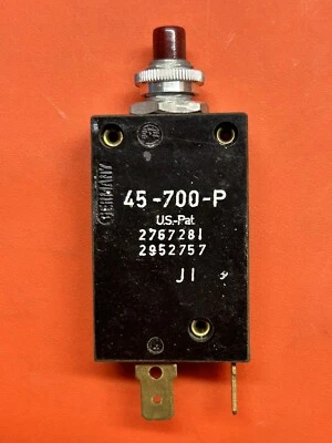 ETA 45-700-P 20 Amp 250Vac Made In Germany New Pre Owned