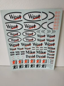 Decals McLaren WEST 1/18 2000??? Décalcomanies 1.18.10 - Imagen 1 de 6