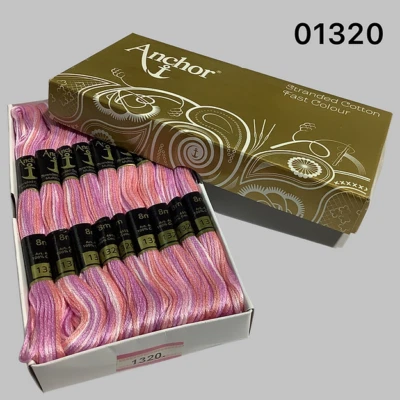 Anchor Stranded Cotton Thread Hand Embroidery Stitch Thread Set of 25 Shade 1320 - Image 1 of 3