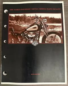 2001 Harley Davidson Softail Models Parts Catalog P/N 99455-01B - Picture 1 of 6