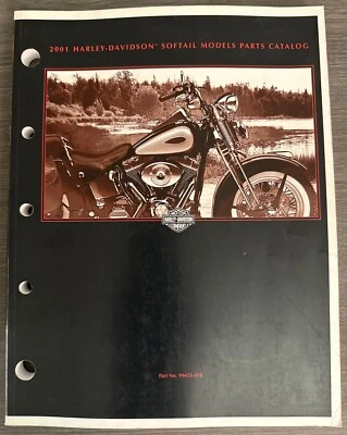 Harley Davidson Softail Models 2001 catálogo de piezas P/N 99455-01B Foto 1 de 4