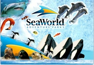 Postal multivista SeaWorld Adventure Parks, Orland, San Antonio y San Diego - Imagen 1 de 2