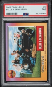 BELLE & SEBASTIAN 2002 Coachella #3 PSA 7 NM Indie Pop Music Indio, CA POP 1 - Picture 1 of 2
