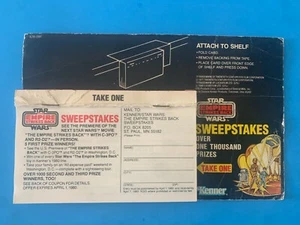 STAR WARS 1980 KENNER THE EMPIRE STRIKES BACK MOVIE SWEEPSTAKES SHELF TALKER - Picture 1 of 2