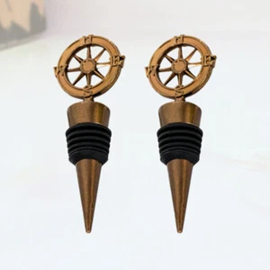 2 Pcs Wine Stopper Whiskey Bottle Stopper Wine Bottle Toppers - Picture 1 of 11