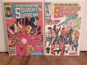 Squadron Supreme #1, 4 (1985) Marvel Comics Lot - Picture 1 of 1