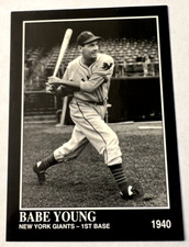 1993 Conlon Collection The Sporting News #814 Babe Young New York Giants 1940